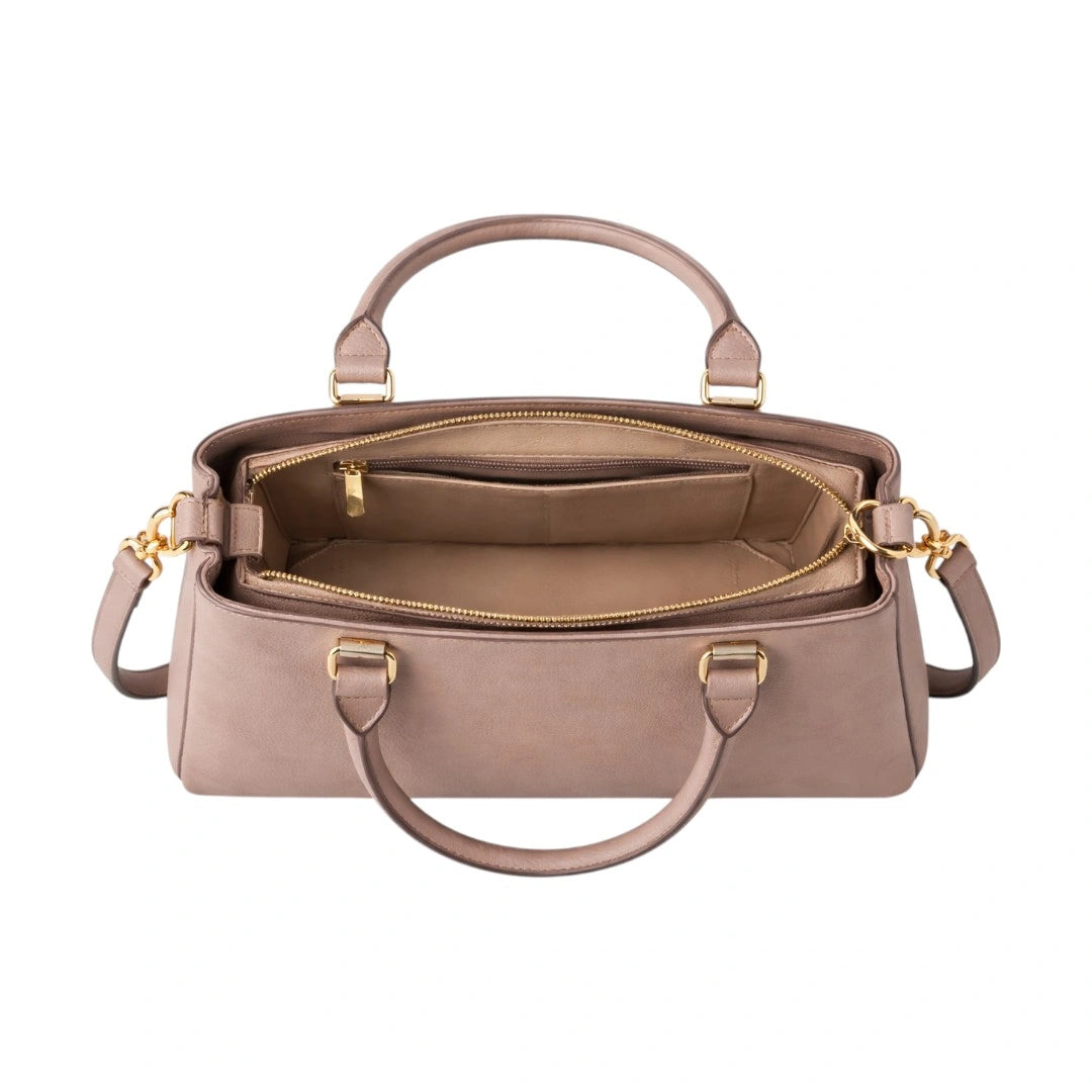 Fumir Elegant Mint Green Braided Handle Women Shoulder Bag